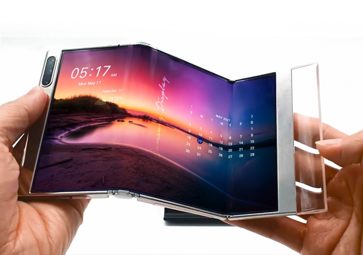 Công nghệ màn hình gập Samsung Flex In & Out đã xuất hiện
