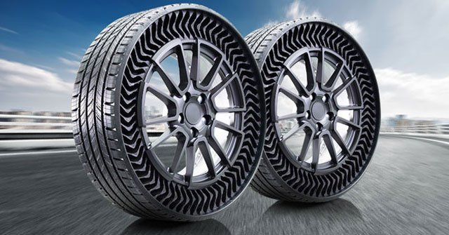 Công ty Michelin giới thiệu mẫu lốp UPTIS chống thủng
